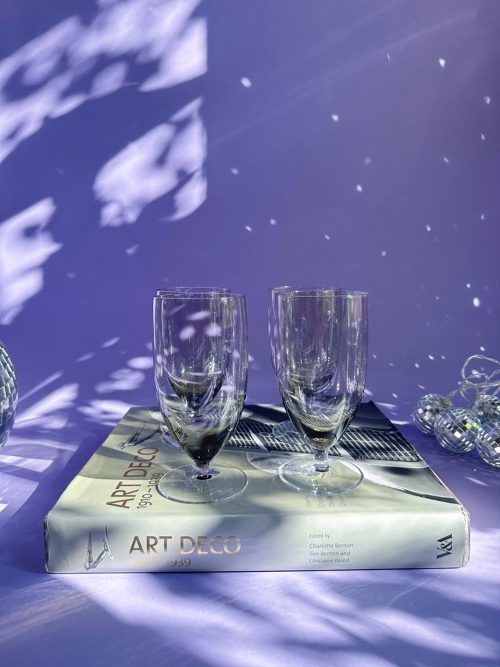 4 BelKraft Moonglo BK1 West German Contemporary Hand Blown Water Goblets - Picture 2 of 8